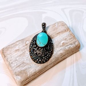 Sterling Silver Turquoise Pendent